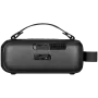 SVEN PS-255 kaiutin, musta (12W, Bluetooth, FM, USB, karaokemikrofoni, 3600mAh)
