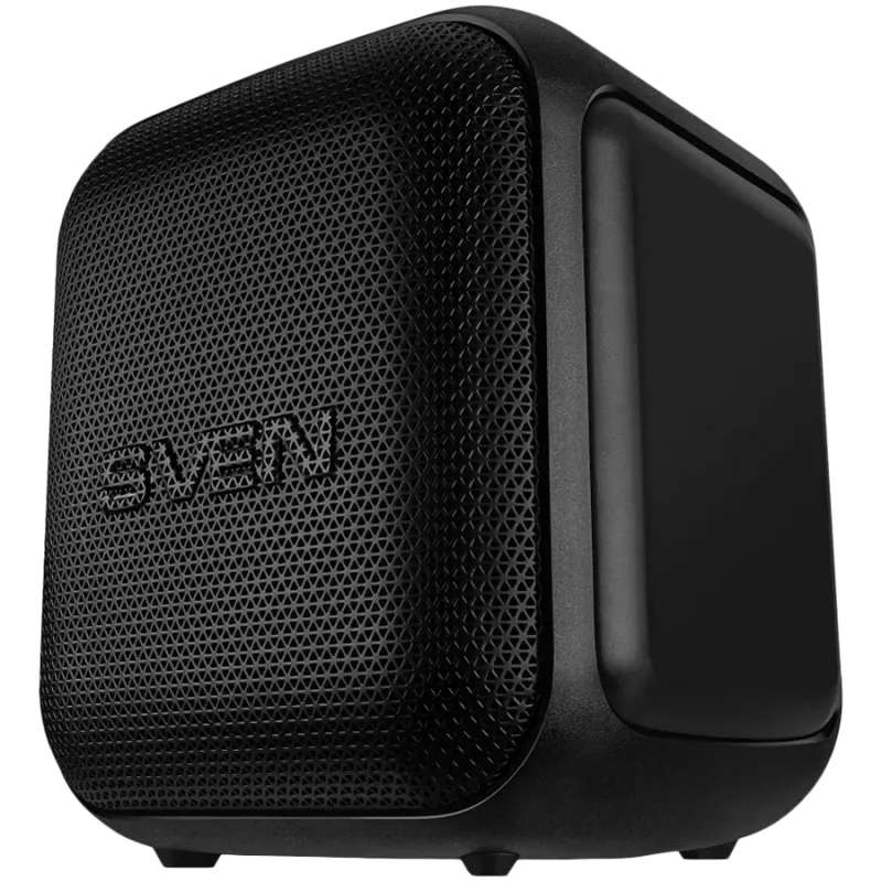 SVEN PS-880 kannettava Bluetooth-kaiutin, 110W RMS, TWS, FM, USB, microSD, LED-näyttö, litiumakku, musta