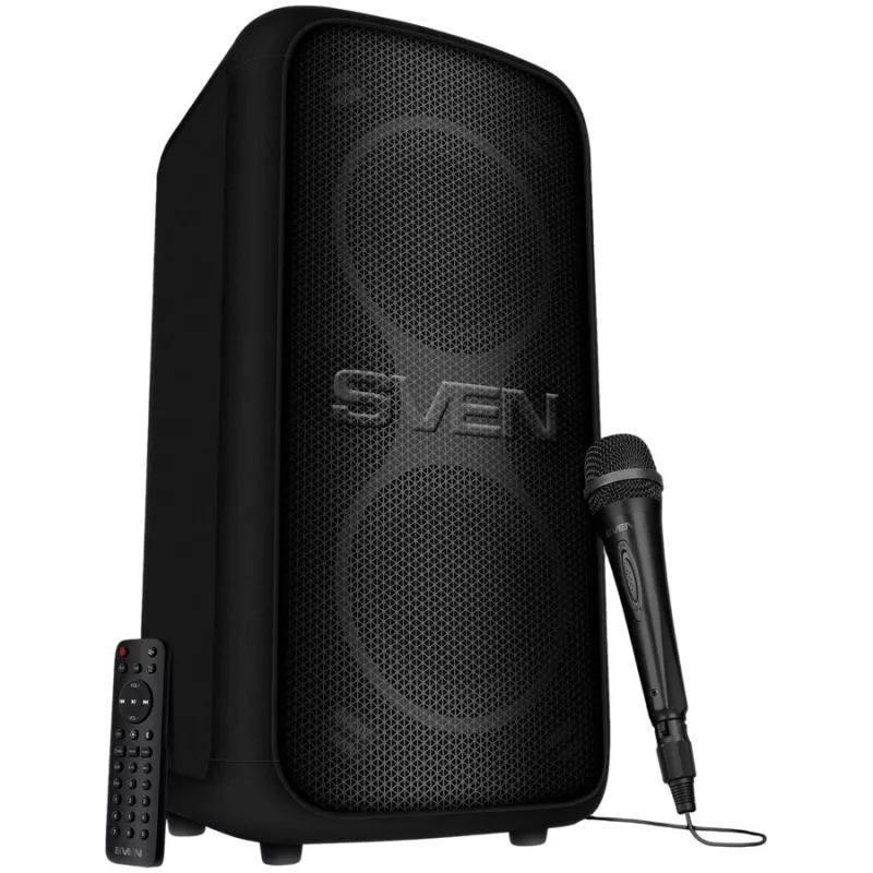 SVEN PS-960 2.0 kannettava Bluetooth-kaiutin 160W TWS FM USB LED musta