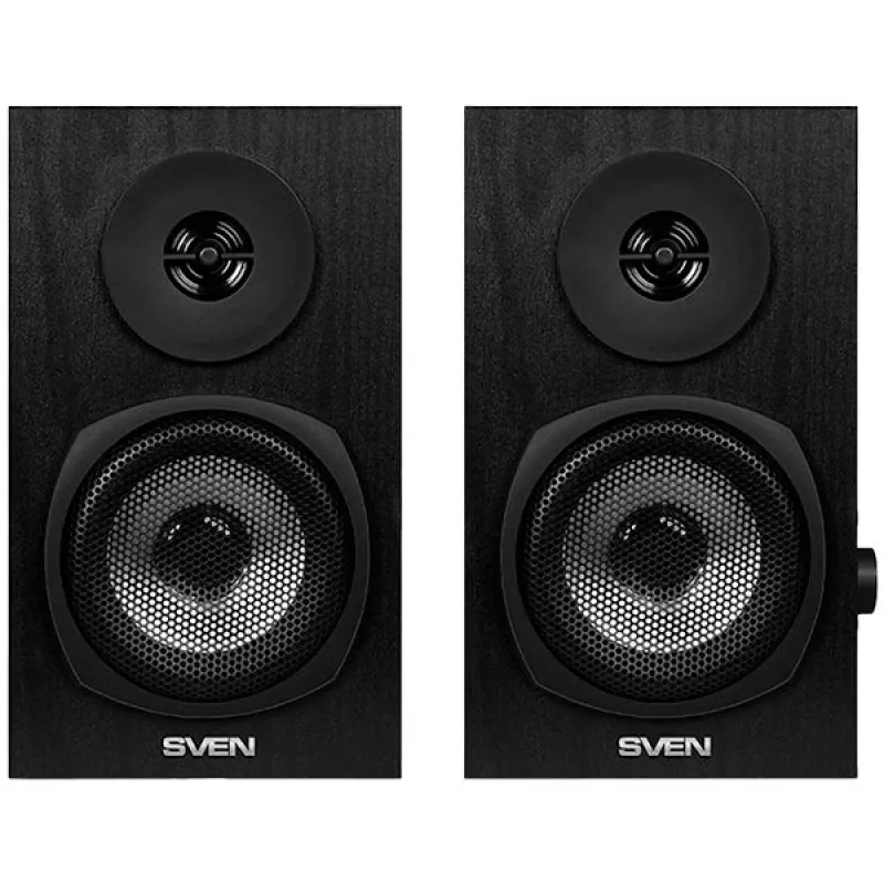 SVEN SPS-575 2.0 stereo USB-kaiuttimet, 2x3W RMS, äänenvoimakkuuden säädin, musta