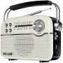 SVEN SRP-500 kannettava Bluetooth-kaiutin, valkoinen (3W, FM/AM/SW-radio, USB, microSD, AUX, akku)