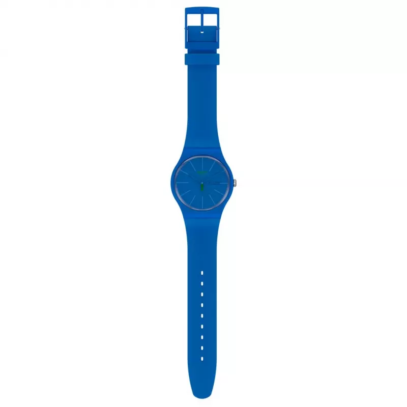 Swatch New Gent SO29N700 miesten kello sininen biokeramiikka 41 mm