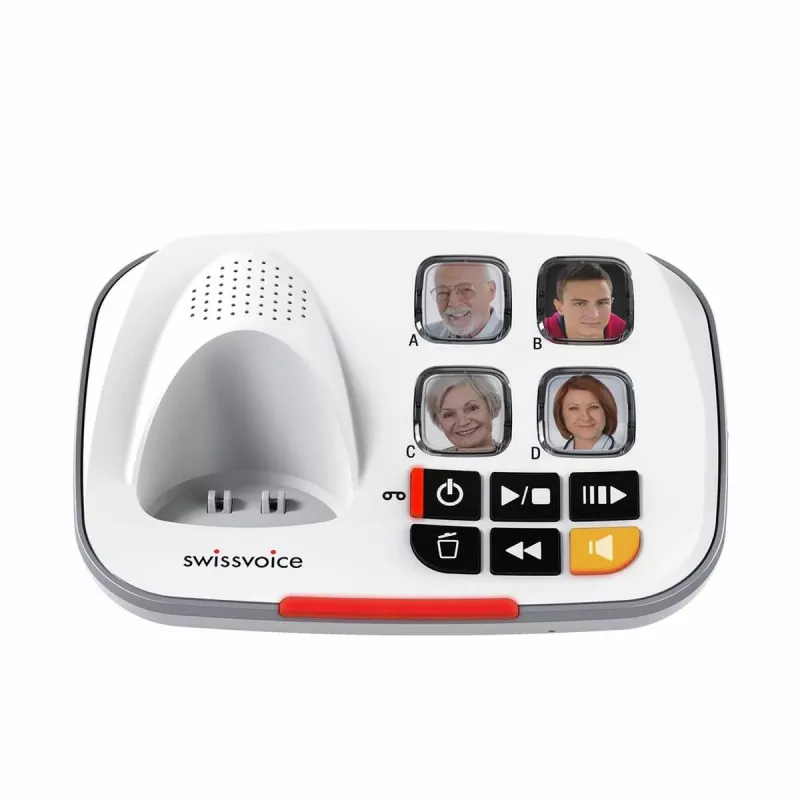 Swissvoice Xtra 2355 DECT langaton puhelin vastaajalla ja numeronäytöllä, valkoinen