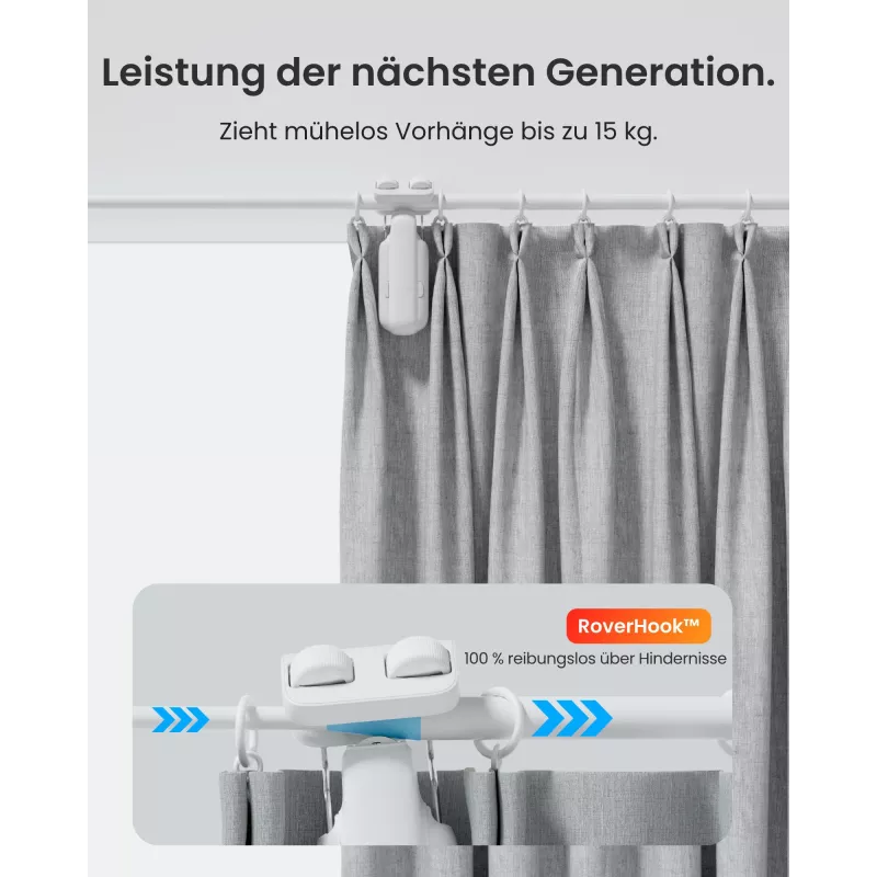 Switchbot Curtain Rod 3 (2025) älyverhomoottori valkoinen