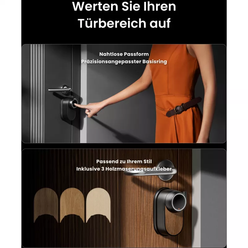 SwitchBot Ultra Touch Bundle, älylukko Hub Mini Matter -keskittimellä, näppäimistöllä ja kortilla, valkoinen