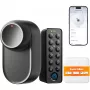 SwitchBot Ultra Touch Bundle, älylukko Hub Mini Matter -keskittimellä, näppäimistöllä ja kortilla, valkoinen