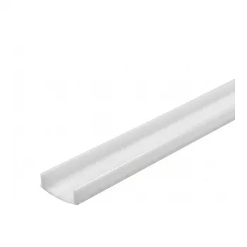 Synergy 21 LED U-profiili diffuusorikansi opaali ALU068-R, ALU069-R, ALU070-R, 2000 mm, muovi, Snap-on