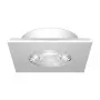 SYNERGY21 Helios LED-upotuskattovalaisin valkoinen neliö lämminvalkoinen 5W 350lm 3000K