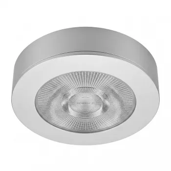 SYNERGY21 LED kattoon upotettava valaisin Helios hopea pyöreä pinta-asennuskehys (S21-LED-ME009)
