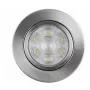SYNERGY21 LED upotettava kattospotti Helios hopea - pyöreä + kääntyvä - lämmin valkoinen
