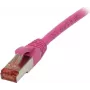 SYNERGY21 verkkokaapeli RJ45 - CAT6 250MHz - 15 m magenta - S-STP (S/FTP) - TPE/LSZH (Superflex)