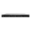 Synology RS826+ 1U rack-asennettava 4-paikkainen NAS, AMD Ryzen V1500B, 4GB DDR4 ECC, 4x 1GbE, ilman kiintolevyjä