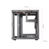 TACENS MARS MC-CUBE Micro-ATX kotelo, musta, Tempered Glass, ARGB, USB-C