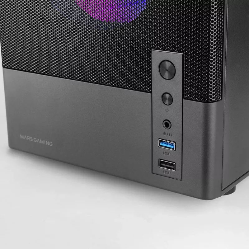 TACENS MARS MC-ONYX 3xARGB mATX tornikotelo musta
