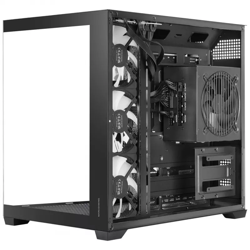 TACENS MARS MC-V5 4xARGB USB-C ATX Mid-Tower kotelo karkaistulla lasilla