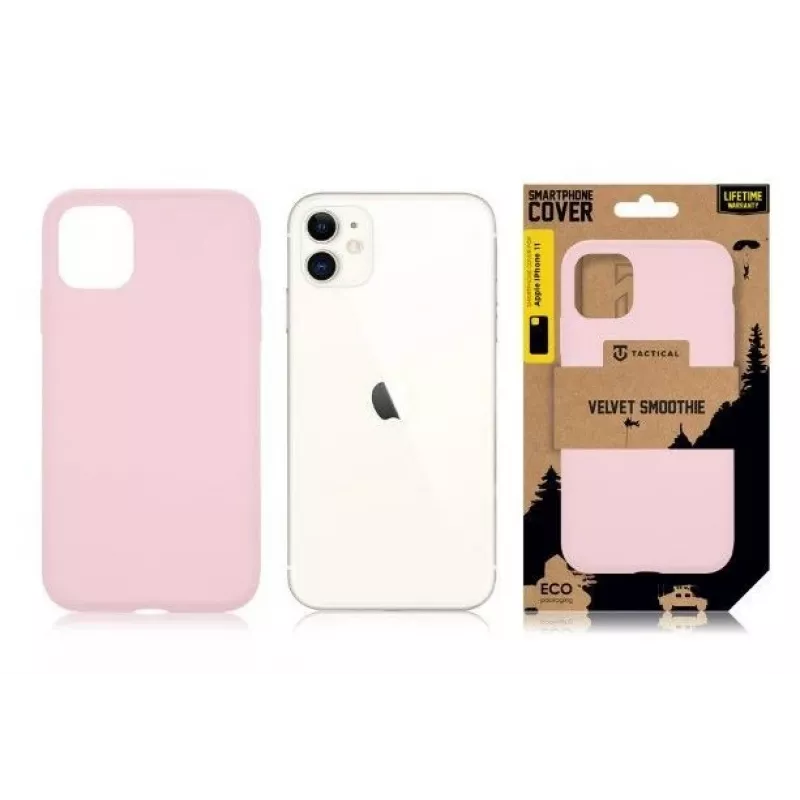 Tactical Apple iPhone 11 Velvet Smoothie -kotelo Panther Pink