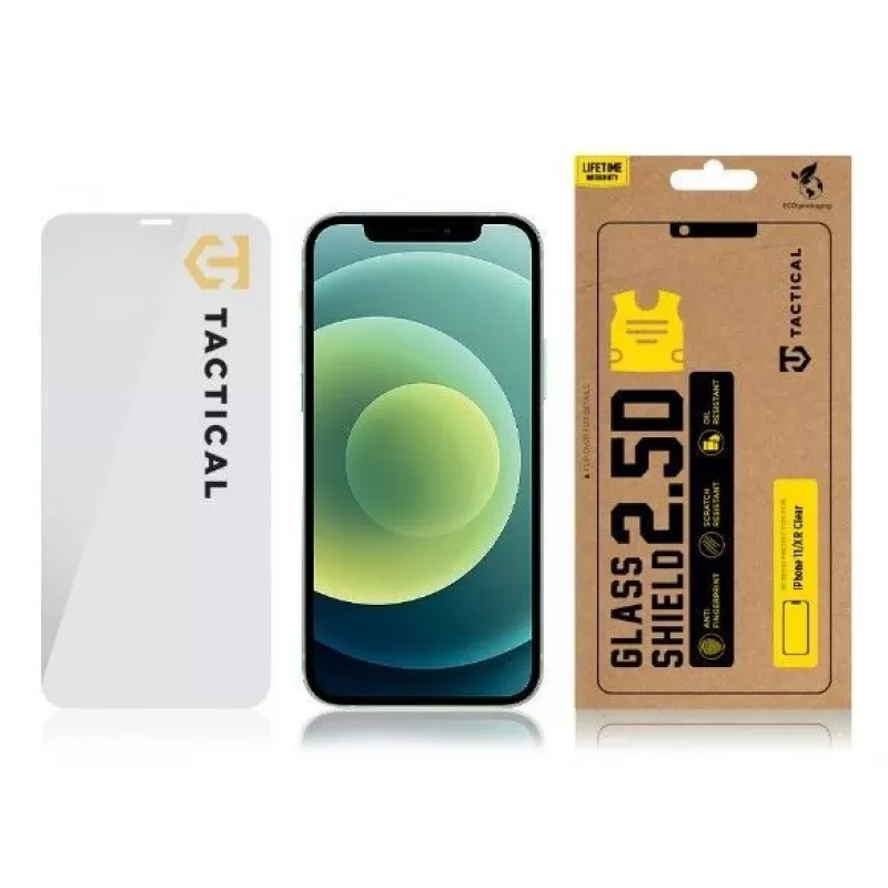 Tactical Apple iPhone 11/XR lasi 0,33 mm kirkas