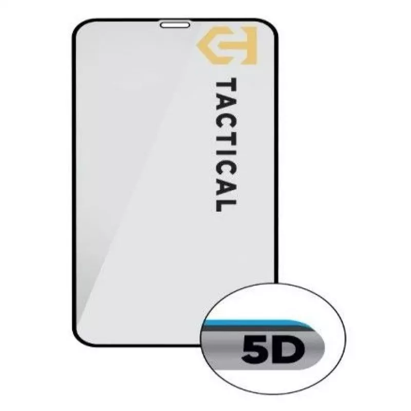 Tactical Apple iPhone 11/XR Glass 2.5D Full Glue musta