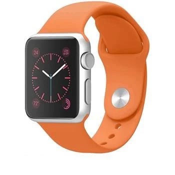 Taktinen Apple silikoniranneke Apple Watch 44 mm / 42 mm oranssi