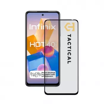 Tactical Glass Shield 5D Infinix Hot 40i musta