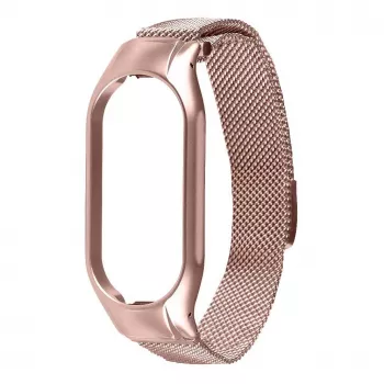 Tactical Xiaomi Loop magneettiteräsranneke Mi Band 7 rose
