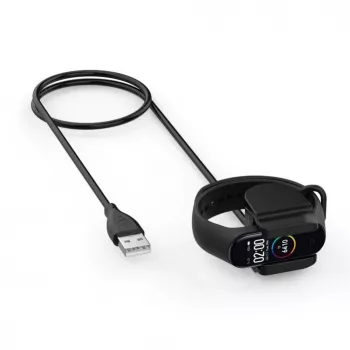 Tactical Xiaomi Mi Band 4 USB-latauskaapeli klipsi musta