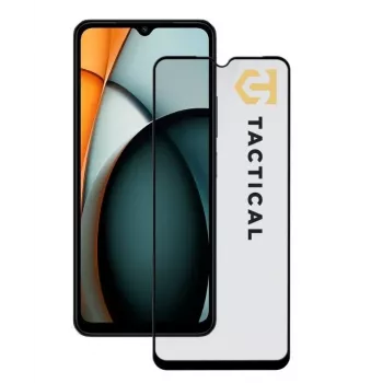 Tactical Xiaomi Redmi A3 2024 Glass Shield 5D musta näytönsuojakalvo