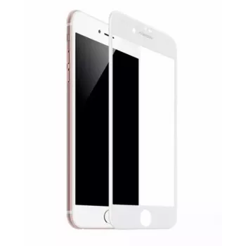 TakeMe HARD Ceramic Full Surface näytönsuojakalvo iPhone SE (2020) / 7 / 8 - valkoinen