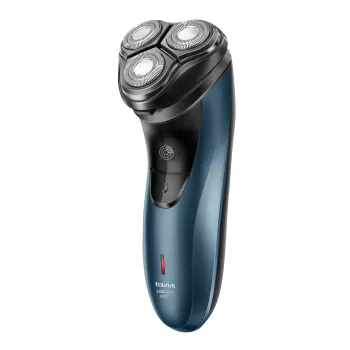 Taurus 3 Side Shave IPX7 rotaatioparranajokone trimmerillä musta/sininen