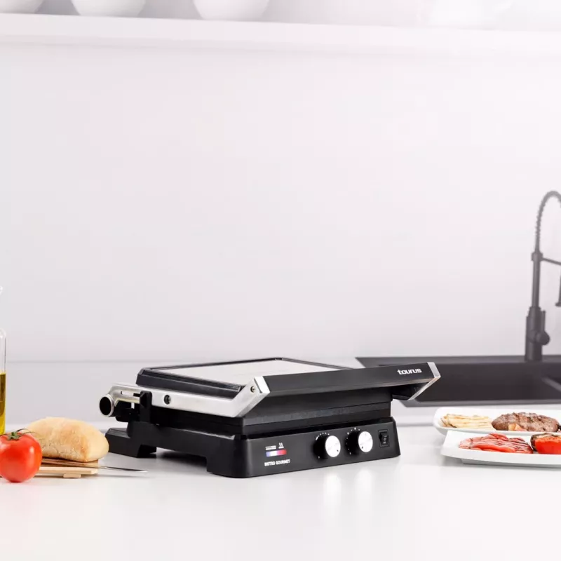 Taurus Bistro Gourmet 2600 W 2-in-1 kontaktigrilli