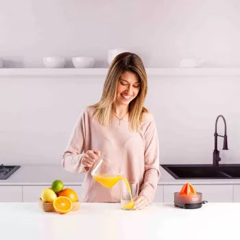 Taurus CITRUS COMPACT sähköinen sitruspuristin 30 W musta, oranssi, läpinäkyvä