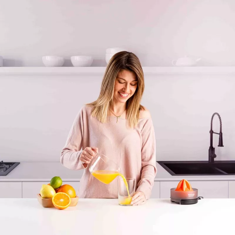 Taurus CITRUS COMPACT sähköinen sitruspuristin 30 W musta, oranssi, läpinäkyvä