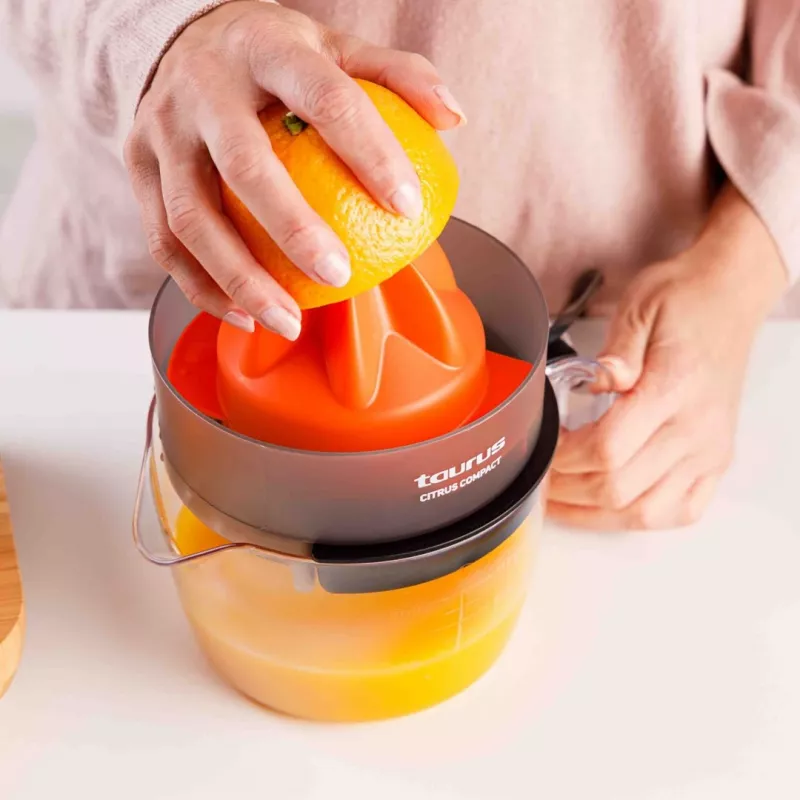 Taurus CITRUS COMPACT sähköinen sitruspuristin 30 W musta, oranssi, läpinäkyvä