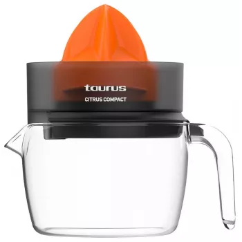 Taurus CITRUS COMPACT sähköinen sitruspuristin 30 W musta, oranssi, läpinäkyvä