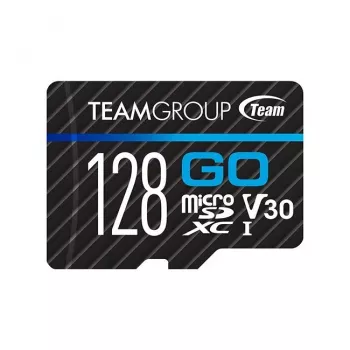 Team Group Team GO 128GB microSDXC UHS-I U3 V30 A1 muistikortti SD-sovittimella