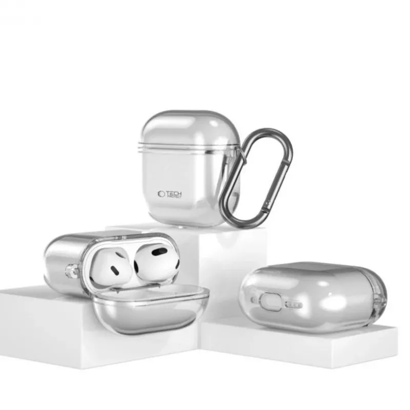 Tech-Protect Apple AirPods 4 ASH FlexAir Case harmaa