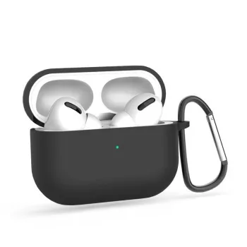 Tech-Protect Apple AirPods Pro 1 / 2 Icon Hook -kotelo, musta