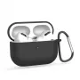 Tech-Protect Apple AirPods Pro 1 / 2 Icon Hook -kotelo, musta