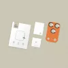 Tech-Protect CamFull Fit kameran linssinsuoja Apple iPhone 17 Prolle, Cosmic Orange
