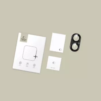 Tech-Protect CamFull Fit+ kameraobjektiivin suojus Apple iPhone 17, musta