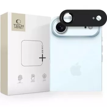 Tech-Protect CamFull Fit kameraobjektiivin suojus Apple iPhone Air -puhelimelle, musta