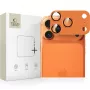 Tech-Protect CamFull Fit kameran linssinsuoja Apple iPhone 17 Pro Max:lle - Cosmic Orange