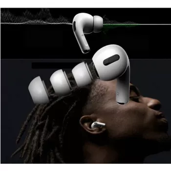 Tech-Protect korvakappaleet AirPods Pro 1/2 - S/M/L - valkoinen (3 paria)