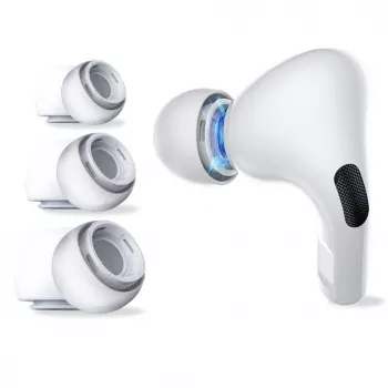 Tech-Protect korvakappaleet AirPods Pro 1/2 - S/M/L - valkoinen (3 paria)