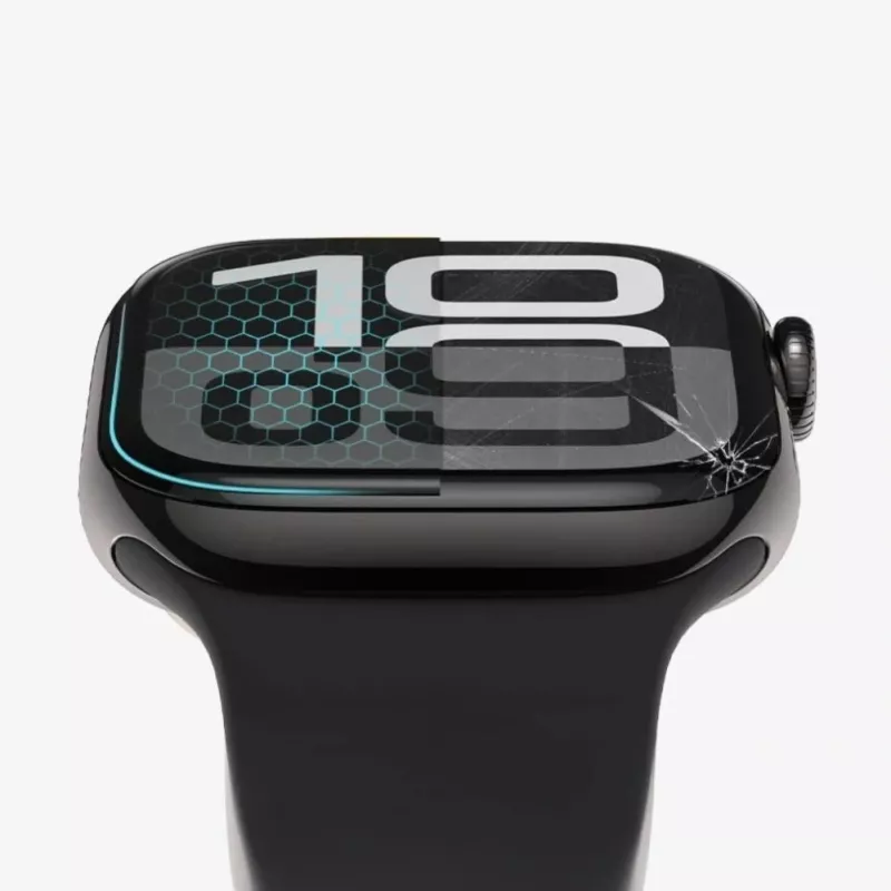 Tech-Protect Glass Flex+ hybridilasi näytönsuoja Garmin Venu 3:lle (2 kpl:n pakkaus, musta reuna)
