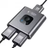 Tech-Protect HB07 USB-C-keskitin 2-in-1 HDMI 4K 60Hz - harmaa