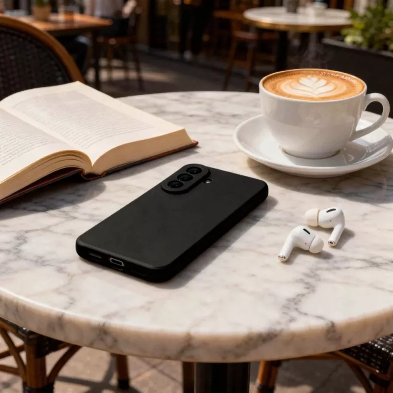 Tech-Protect Icon -kotelo Samsung Galaxy A57 5G:lle - musta