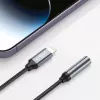 Tech-Protect Lightning (pistoke) - 3,5 mm kuuloke (liitäntä) sovitin - valkoinen