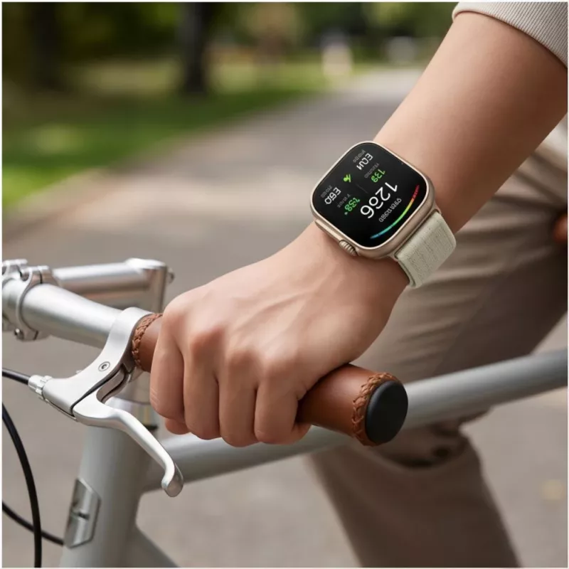 Tech-Protect nailonranneke Huawei Watch Fit 3 / 4 / 4 Pro / 5 / 5 Pro - valkoinen