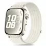 Tech-Protect nailonranneke Huawei Watch Fit 3 / 4 / 4 Pro / 5 / 5 Pro - valkoinen